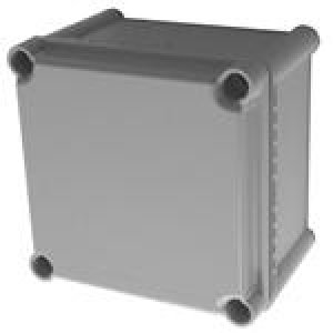 ENCLOSURE PC 190X190X130 GREY LID SCREW TYPE IP67