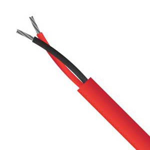 CABLE FIRE ALARM 2C 0.75MM TCW RED B2C0.75FACTCWGY200