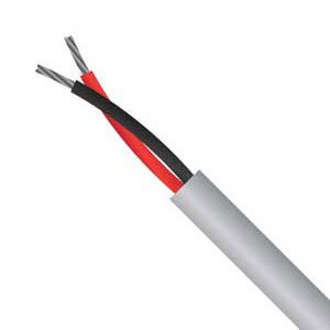 CABLE FIRE ALARM 2C 0.75MM TCW GREY B2C0.75FACTCWRD200