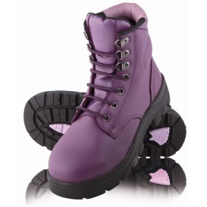 BOOT LADIES LACE UP PURPLE 9 512702 STEEL BLUE ARGYLE