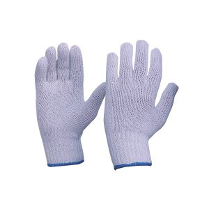 GLOVE P/COTTON KNITTED 7GM WHT M E100