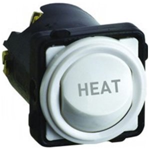MECH SWITCH SPDT 16A ENGRAVED HEAT WHITE EM770HEATWE