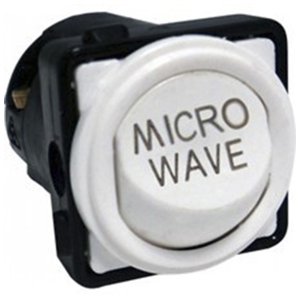 MECH SWITCH SPDT 16A ENGRAVED MICRO WHITE EM770MICROWAVWE