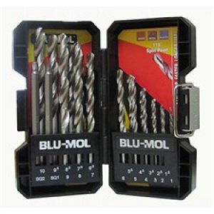 BL-M2 BLU-MOL DRILL SET 19 PCE