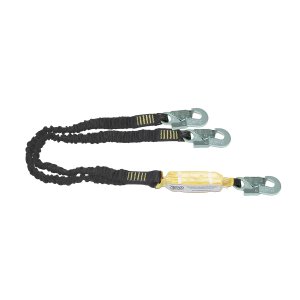 ABM-2T3E LANYARD DB ELASTICATD WEBB 2M WITH SNAPHOOKS