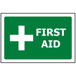 250X170 FIRST AID - SELF ADHESIVE