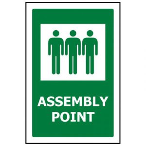 300X450 ASSEMBLY POINT (3 PEOPLE)
