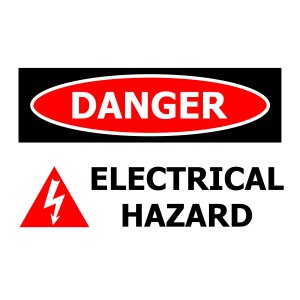 ES1002 300X200 P DANGER ELECTRICAL HAZARD
