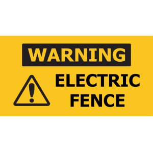 WARNING ELECTRIC FENCE