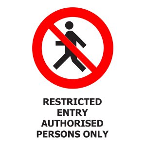 PS305 480X600 CF RESTRICTED ENTRY