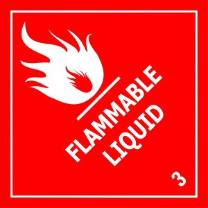 TS114 50X50 SA FLAMMABLE LIQUID