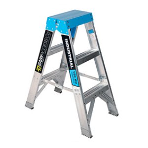 0.9M 3 STEP DOUBLE SIDED LADDER 150KG