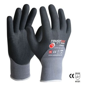 GLOVE NITRILE FOAM PLAIN FULL BACK 8 E448P TOUCHLINE