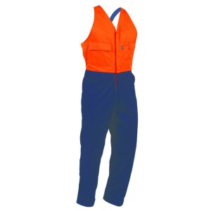 OVERALL P/C 270GSM NVY/ORA 6 420021 EASY ACTION