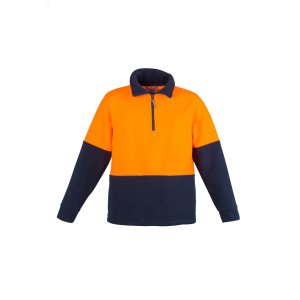 JERSEY HI-VIS 1/2 ZIP FLEECE ORA/NVY 7XL ZT460
