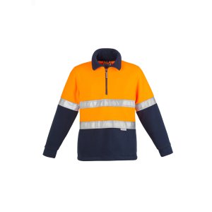 FLEECE HI-VIS D/N TAPED ORA/NVY 7XL ZT461 HOOPED