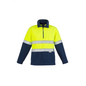 FLEECE HI-VIS D/N TAPED YLW/NVY 3XL ZT461 HOOPED