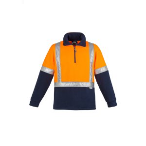 FLEECE MENS HI-VIS D/N TAPED ORA/NVY 2XL ZT462