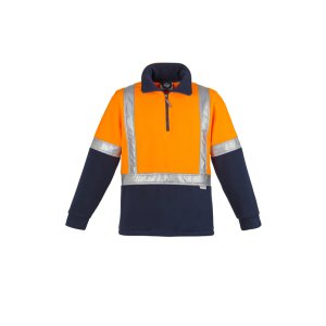 FLEECE MENS HI-VIS D/N TAPED ORA/NVY 3XL ZT462