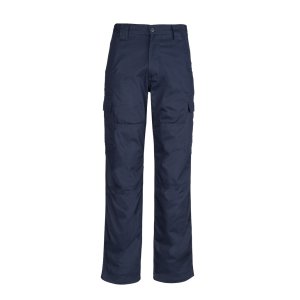 PANTS MENS CARGO NAVY 127 ZW001 MIDWEIGHT DRILL