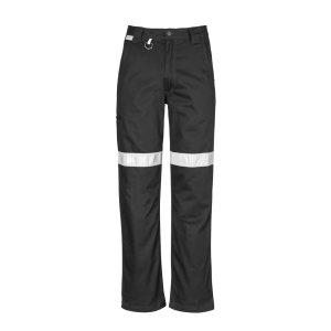 PANTS MENS TAPED BLK 77 ZW004 UTILITY