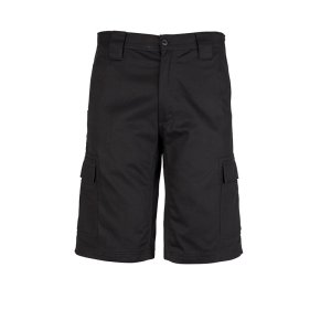 SHORTS MENS CARGO BLK 102 ZW012