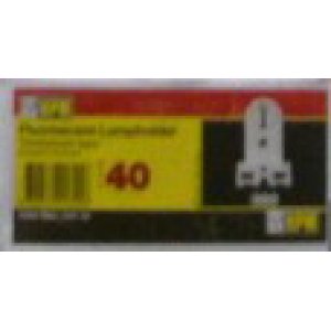 (I) 380 LAMPHOLDER FLUO TURNABLE LOCK    HPM