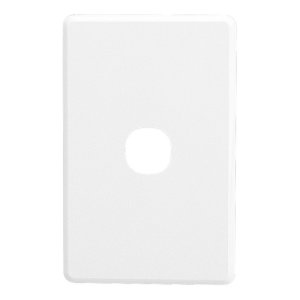 (I) COVER SW FLUSH 1G BRUSHED ALUMINIUM C2031C