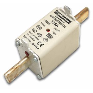FUSELINK DIN 125A NH1 (125NHG01B) 500V 120KA BUSSMAN 689459