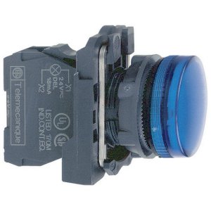 PILOT LIGHT DBL INS 230V LED BLUE XB5AVM6 TELE