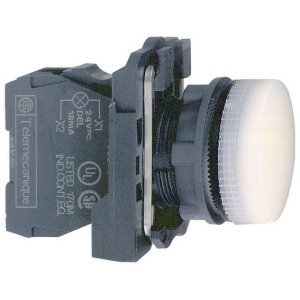 PILOT LIGHT DBL INS 230V LED WHITE XB5AVM1 TELE