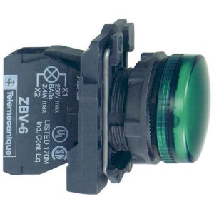 PILOT LT 24V LED GN DBL INS XB5AVB3 TELE