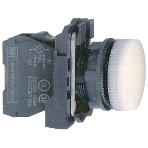 PILOT LT 24V LED WH DBL INS XB5AVB1 TELE