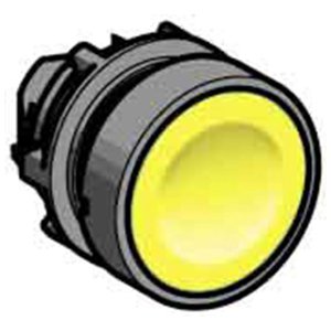 PUSHBUTTON DBL INS FLUSH YELLOW ZB5AA5 TELE