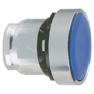 PUSHBUTTON HEAD FLUSH BLUE ZB4BA6 TELE