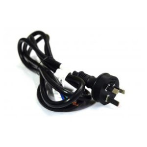 CORD SET BACK ENTRY 1MM 3C 3 PIN CS131BEB BLACK 1M