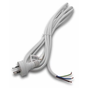 CORD SET BACK ENTRY 1MM 3C 3 PIN CS331BEW WHITE 3M