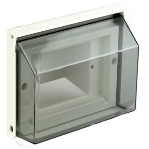 ENCLOSURE SURF PLASTIC IP23 153X104X82MM WHT WS44S