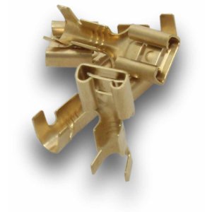 QUICK CONNECT FEMALE BRASS 6.4MM WIDE SLOT 100PK QCB15L