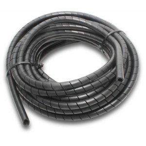 SPIRAL TIE 25MM BLACK 10M COIL ST25B