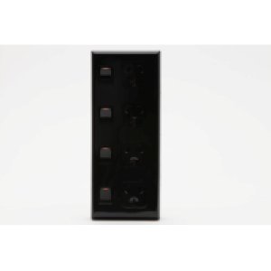SOCKET SW 4G VERT BLACK 641 PDL