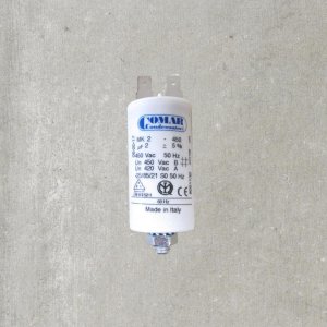 CAPACITOR MOTOR RUN 2UF 450VAC 30X57MM CR102 COMAR