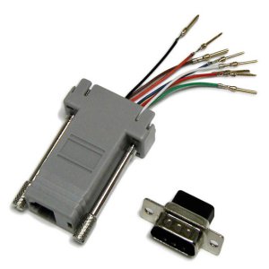 RJ45/D9M MODULAR ADAPTOR