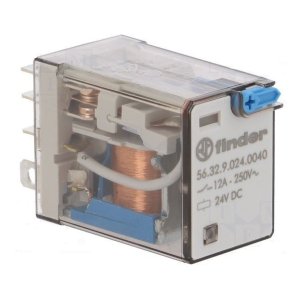 FINDER 56.32-024-DC RELAY 12A 2P 24V DC