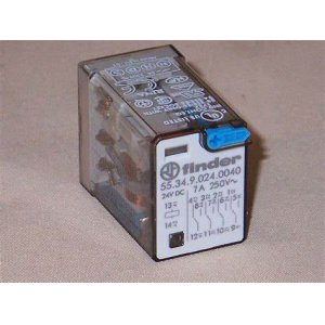 RELAY FINDER 7A 4P 24V DC 55.34-024-DC