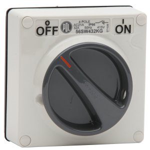 SWITCH 32A 4P 500V 3PH GRY 56SW432KGLE