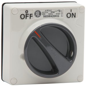 SWITCH 20A 4P 500V 3PH GRY 56SW420KGLE