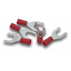 FORK TERMINAL 1.5MM CABLE 6MM STUD RED 15PK FT156S