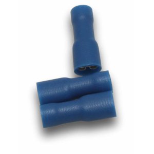 QUICK CONNECT FEMALE 4.8MM TAB FULL INS BLUE 15PK FIQC2548S
