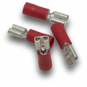 QUICK CONNECT FEMALE 4.8MM TAB RED 15PK QC1548S